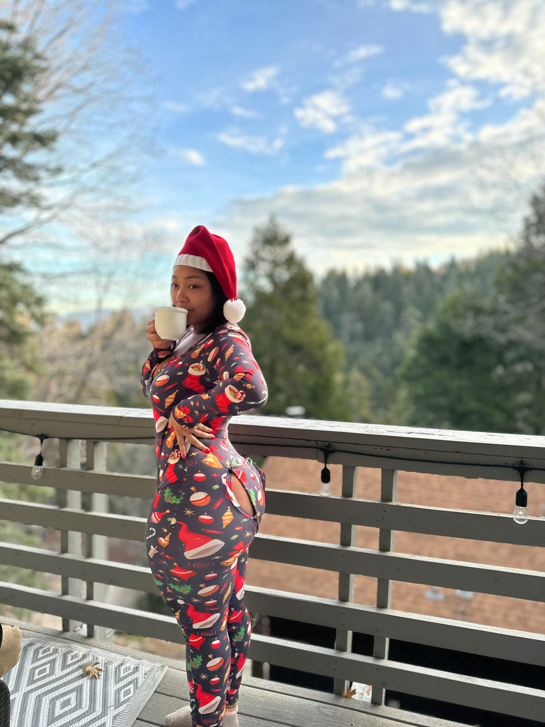 Holiday Long Pants onesie