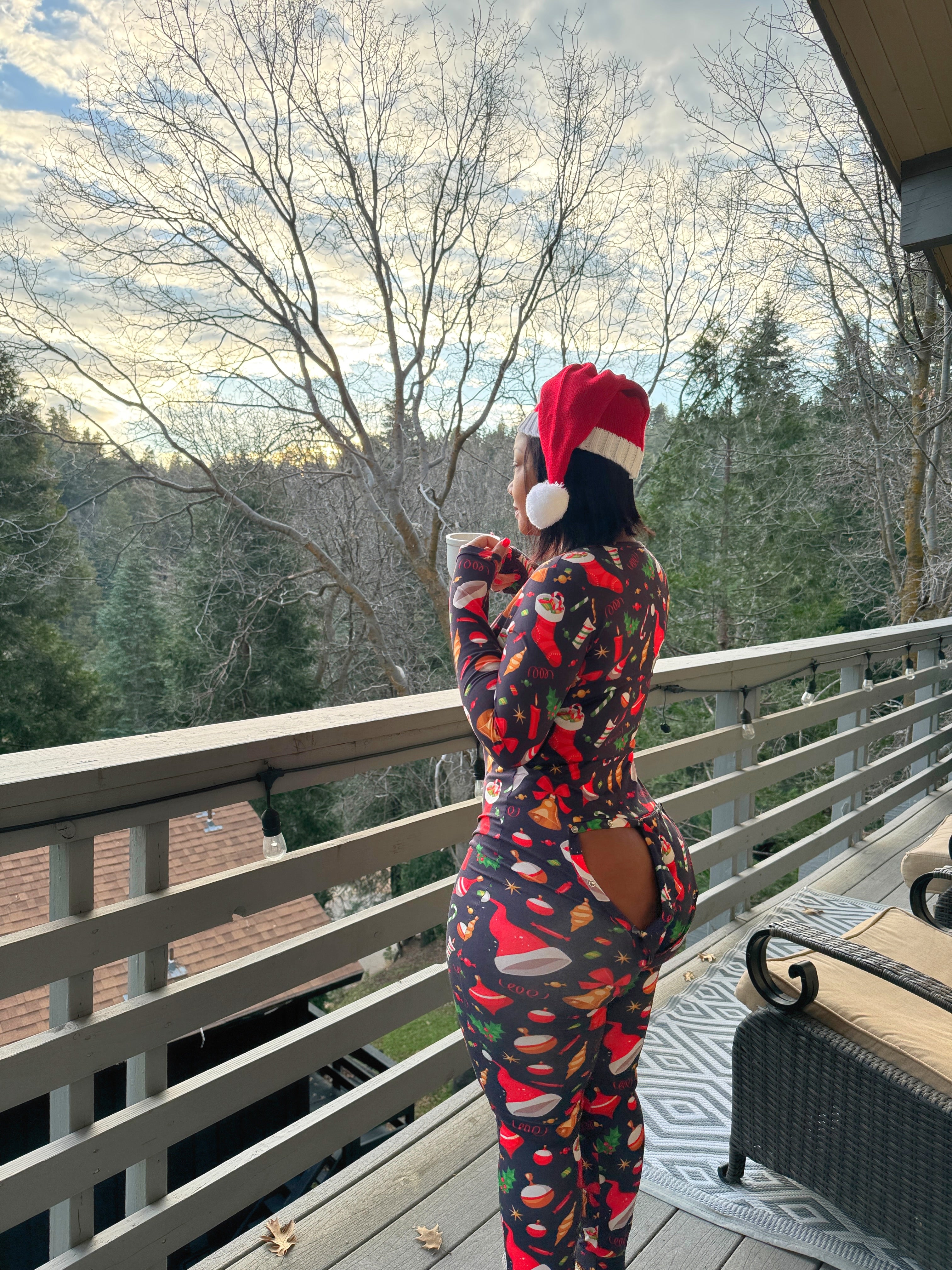 Holiday Long Pants onesie