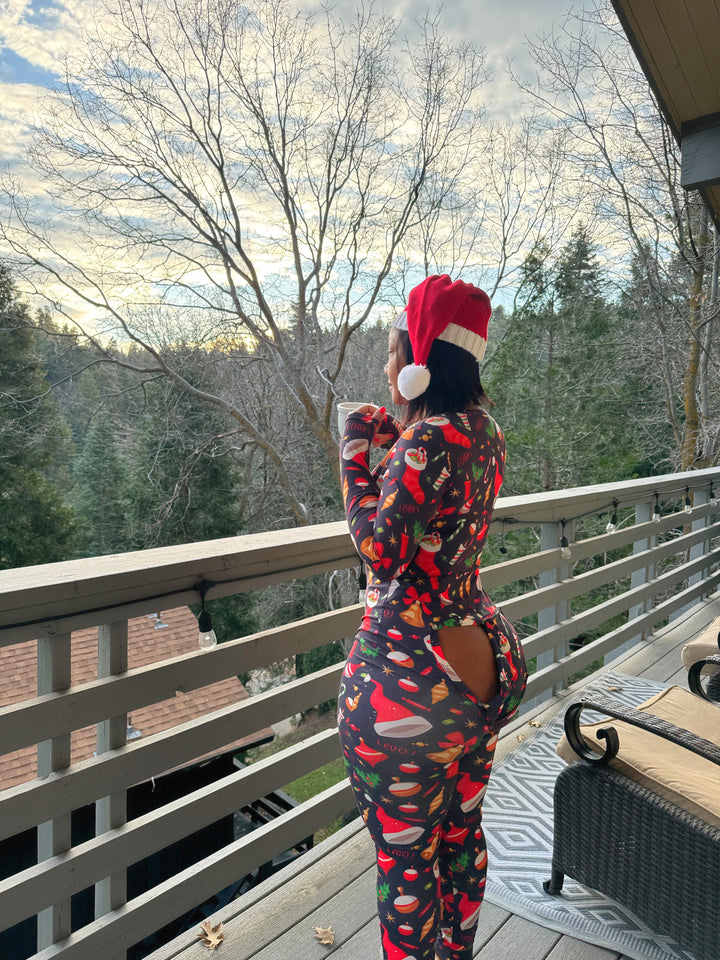 Holiday Long Pants onesie - We Stay Pretty