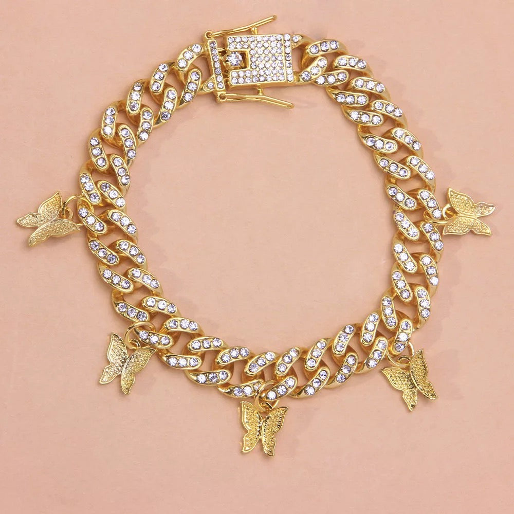 Cuban Butterfly Anklet - We Stay Pretty