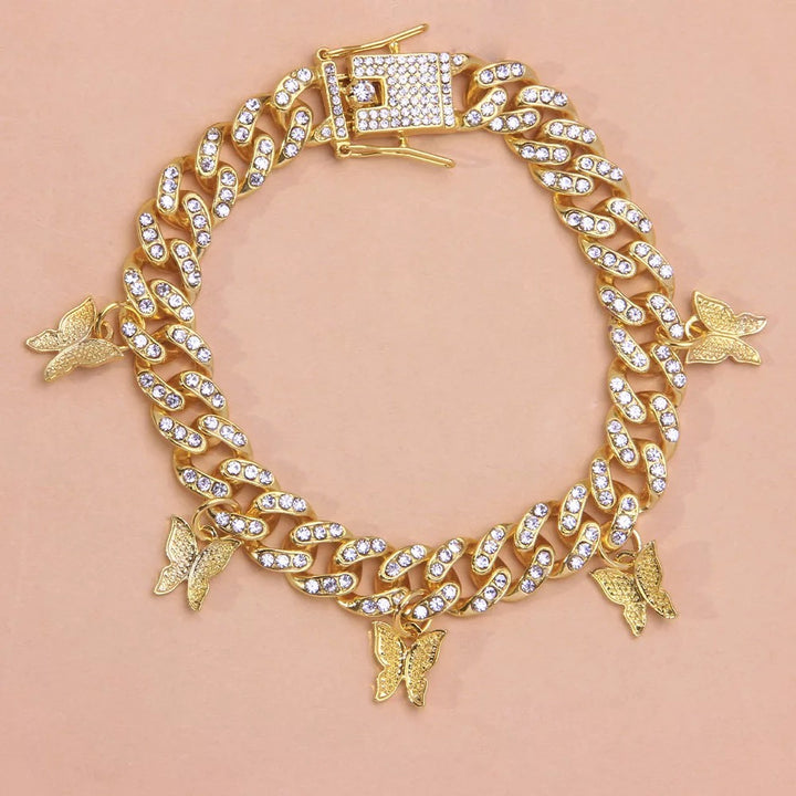 Cuban Butterfly Anklet - We Stay Pretty