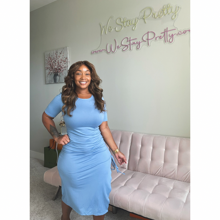 Slit in the clouds dress - We Stay Pretty